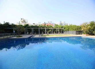 Semi-Olympic Size Swimming Pool at Amit's Bloomfield Ready Possession Bungalows & Villas in Ambegaon, Pune