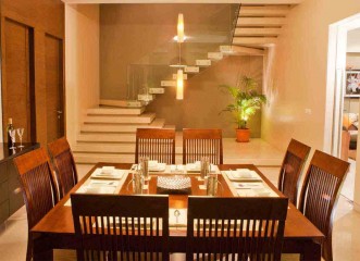 Dining Room at Amit's Bloomfield Ready Possession Bungalows & Villas in Ambegaon, Pune
