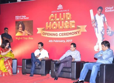 Kedar Jadhav inaugurated Club House with modern amenities of Amit’s Astonia Royale 2 & 3 BHK apartments in Ambegaon, Pune