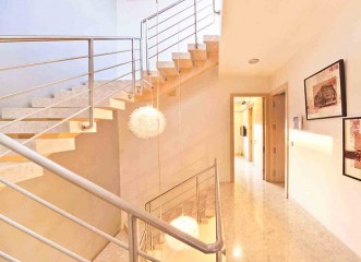 Beautiful staircase at Amit's Bloomfield Ready Possession Bungalows & Villas in Ambegaon, Pune