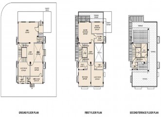 Floor Plan Amit's Bloomfield Ready Possession Twin Bungalows in Ambegaon, Pune 
 